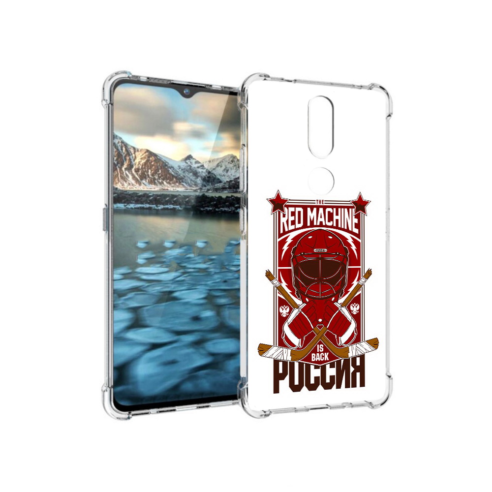 

Чехол MyPads Tocco для Nokia 2.4 хоккей россия (PT227049.107.666), Прозрачный, Tocco