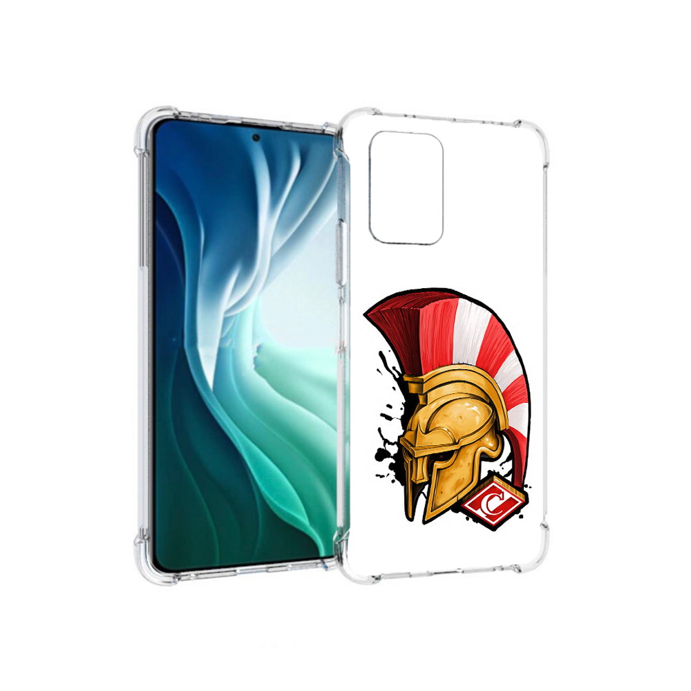 Чехол MyPads Tocco для Xiaomi Redmi Note 10 Pro 5G ФК спартак шлем (PT162244.283.185)