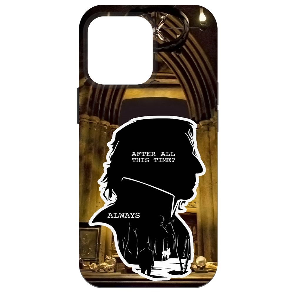 

Чехол-накладка Krutoff Soft Case Гарри Поттер. Северус Снейп для iPhone 14 Pro Max черный