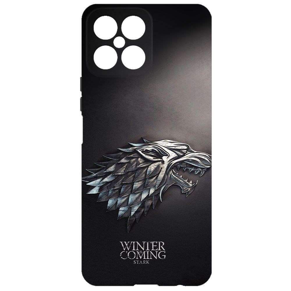 

Чехол-накладка Krutoff Soft Case Игра Престолов. Зима Близко для Honor X8 черный