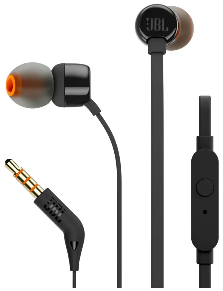 

Проводные наушники JBL T110 Black (JBLT110BLK) Black, T110 Black (JBLT110BLK)
