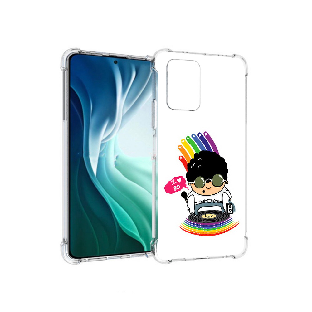Чехол MyPads Tocco для Xiaomi Redmi Note 10 Pro 5G Я люблю 80-е (PT162244.283.205)