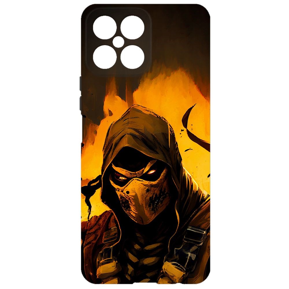 

Чехол-накладка Krutoff Soft Case Мортал Комбат. Скорпион для Honor X30i черный