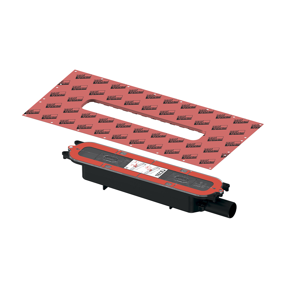 

Сифон для душевого лотка TECE drainprofile DN 40, с боковым сливом для душевого трапа, drainprofile DN 40