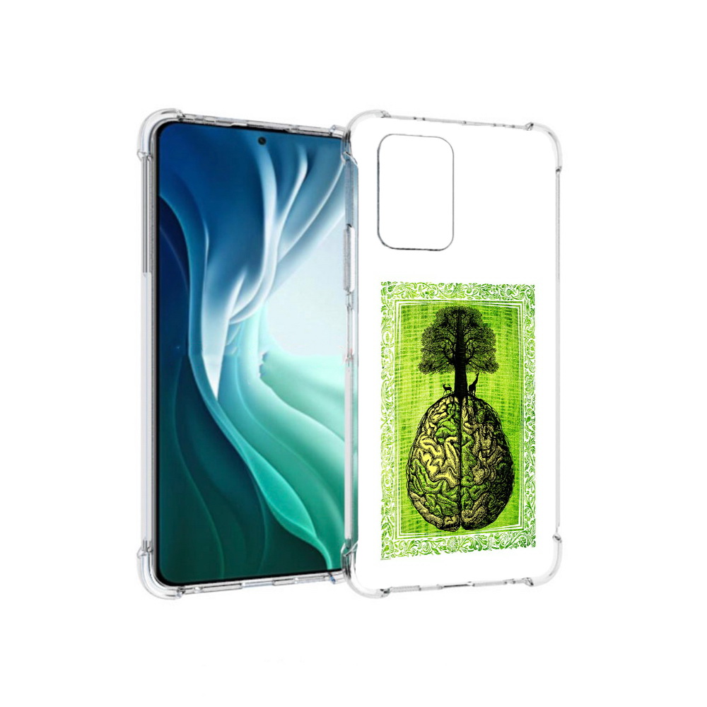 

Чехол MyPads Tocco для Xiaomi Redmi Note 10 Pro 5G абстракция здоровый мозг, Прозрачный, Tocco