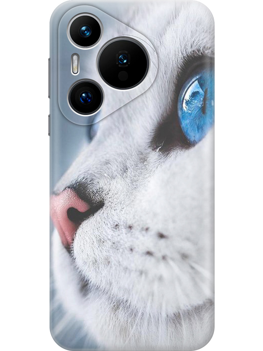 

Силиконовый чехол на Huawei Pura 70 с принтом "Кошачий взгляд", Прозрачный;белый;голубой, 782624611