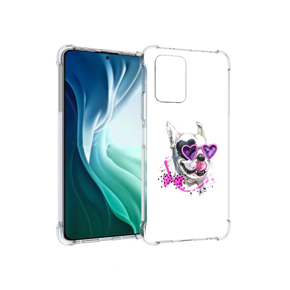 Чехол MyPads Tocco для Xiaomi Redmi Note 10 Pro 5G акварельный пёс (PT162244.283.218)