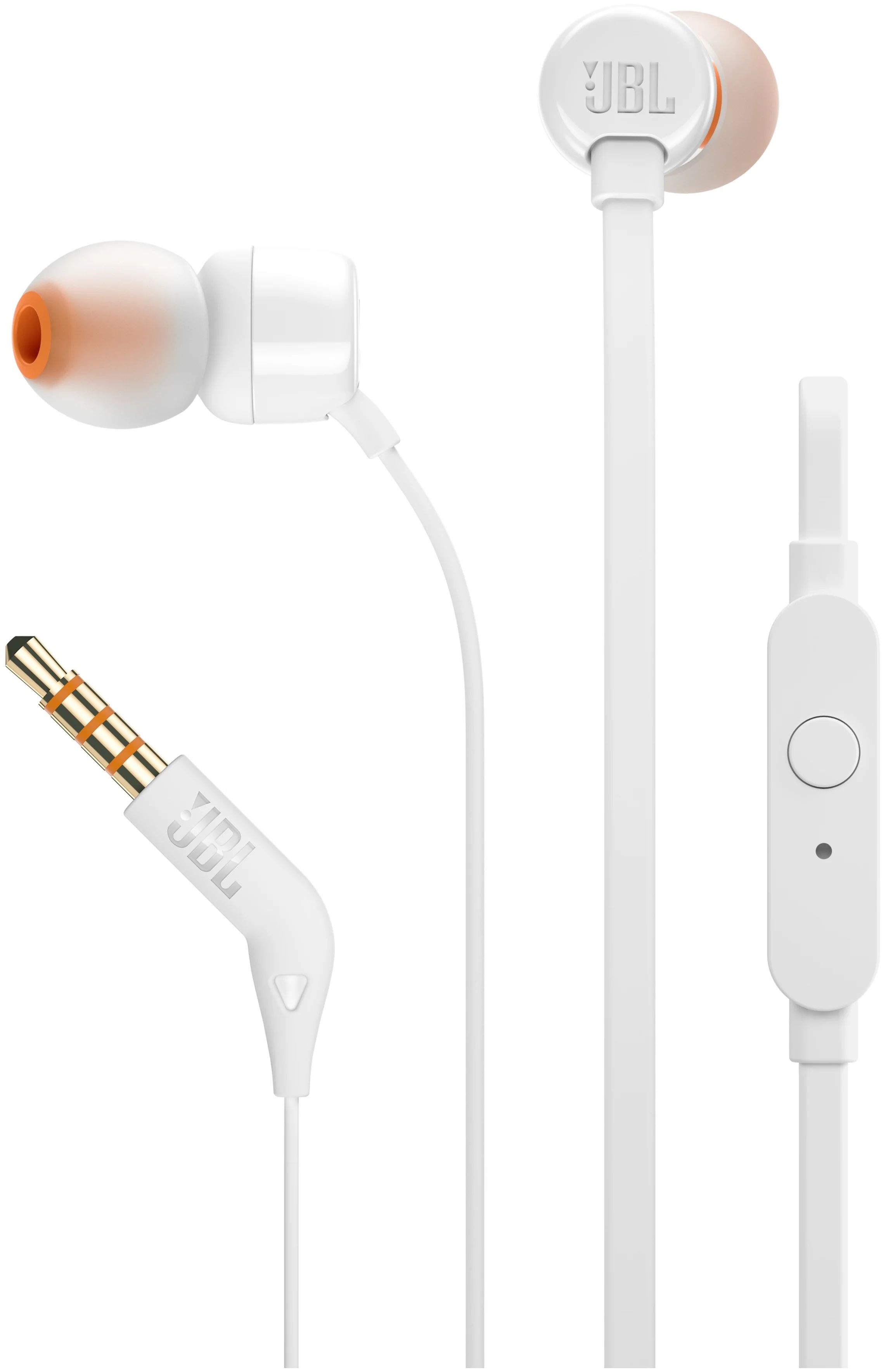 

Наушники JBL JBLT110WHT White, T110 White (JBLT110WHT)
