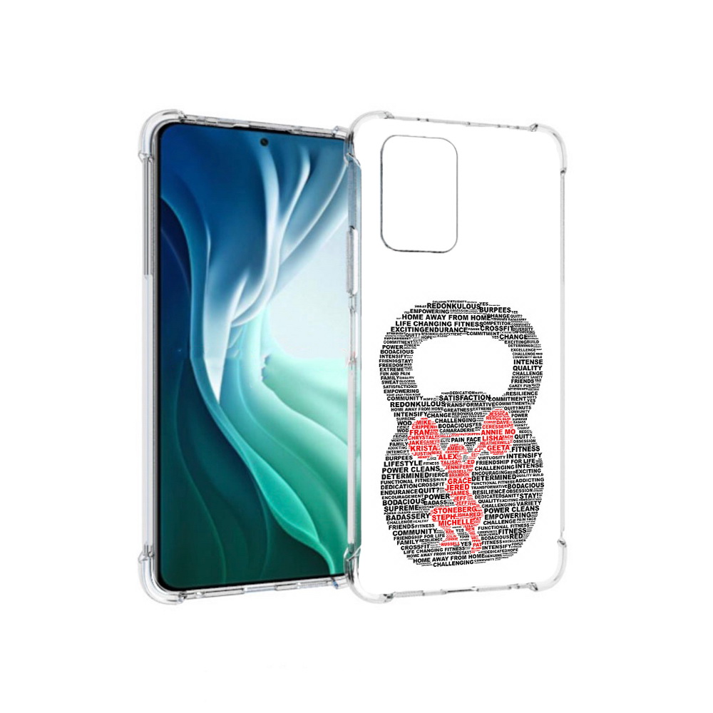 Чехол MyPads Tocco для Xiaomi Redmi Note 10 Pro 5G бодибилдинг гиря из слов