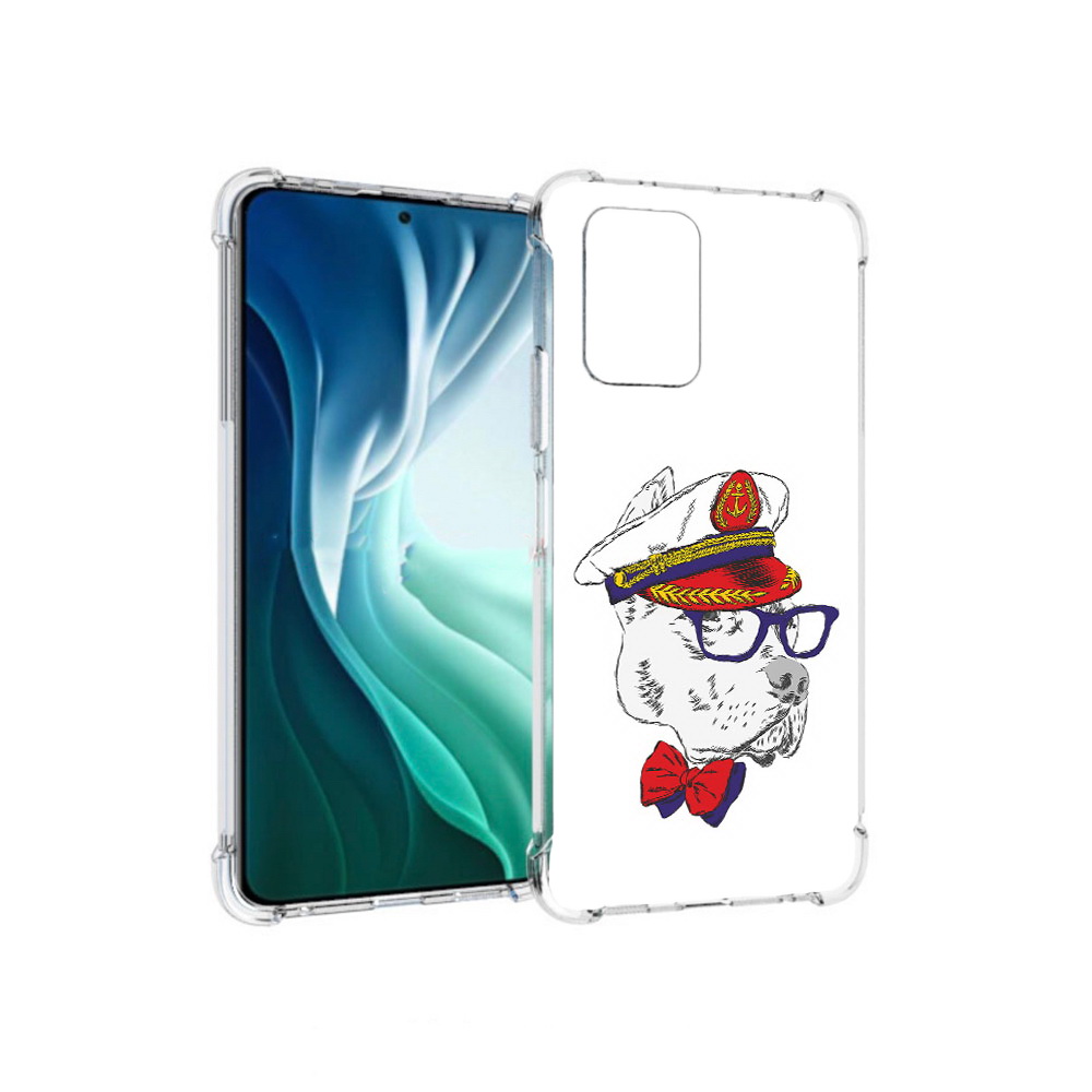 Чехол MyPads Tocco для Xiaomi Redmi Note 10 Pro 5G бульдог (PT162244.283.251)