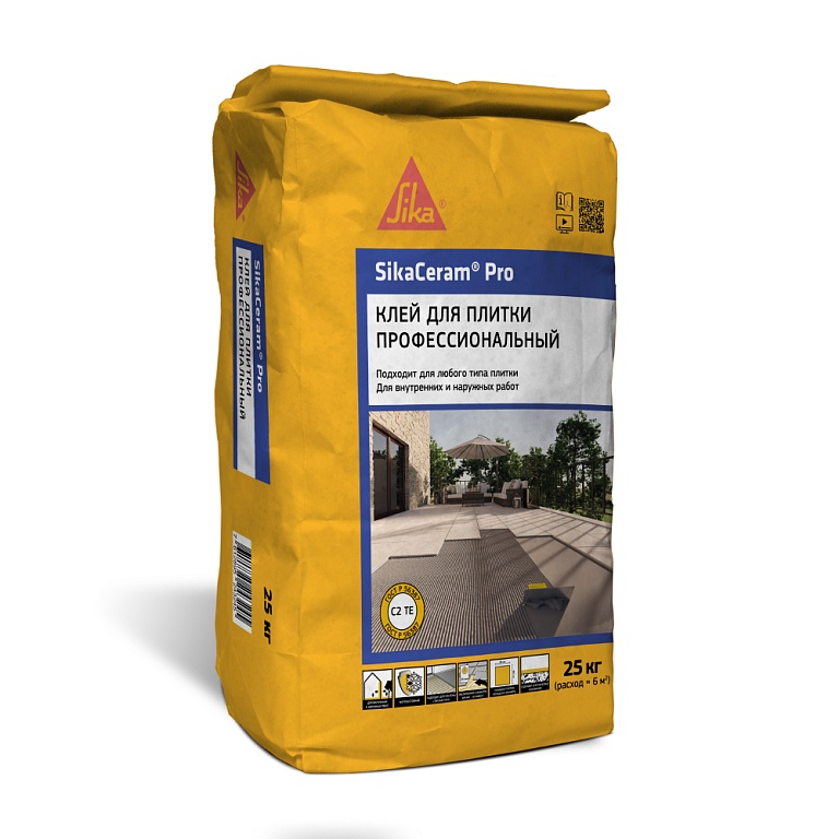 

Плиточный клей Sika Ceram Pro мешок 25 кг, 498944