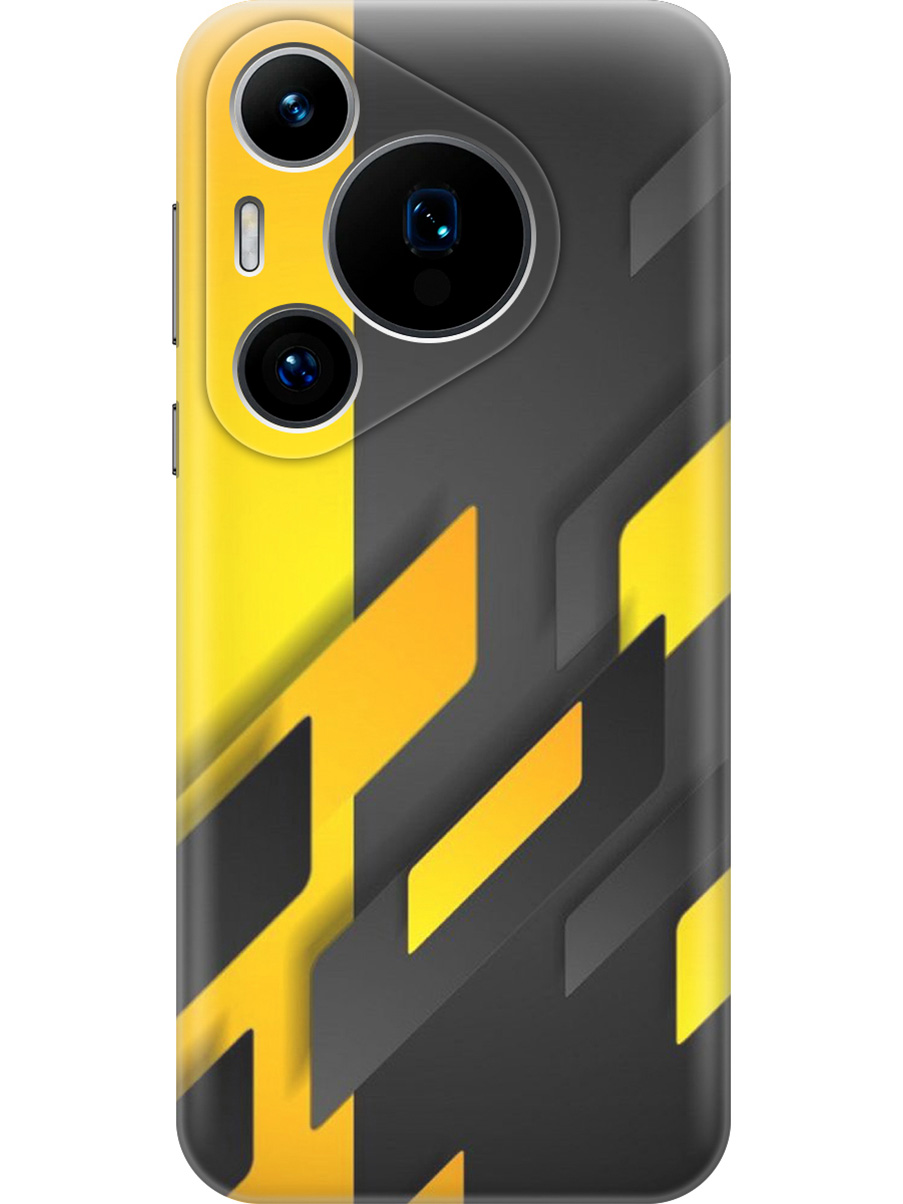 

Силиконовый чехол на Huawei Pura 70 Pro / 70 Pro+ с принтом "Черно-желтая абстракция", Прозрачный;желтый;черный, 782625231
