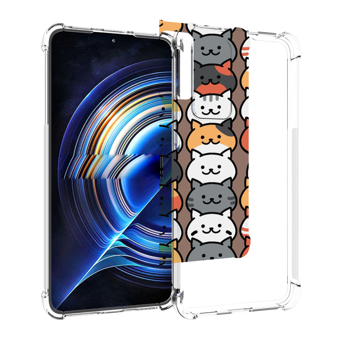 

Чехол MyPads Найди-кота для Tecno Camon 19 Neo, Прозрачный, Tocco