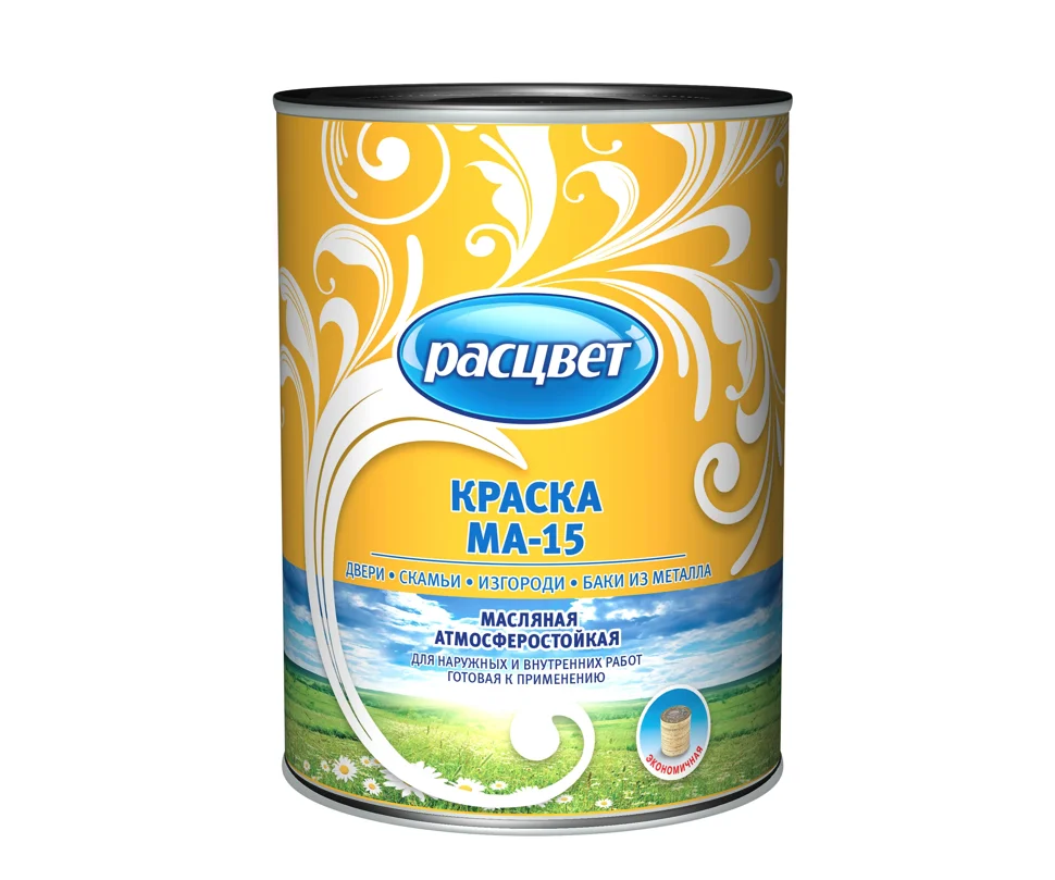 

Краска МА-15 белая РАСЦВЕТ 1,9 кг 6013