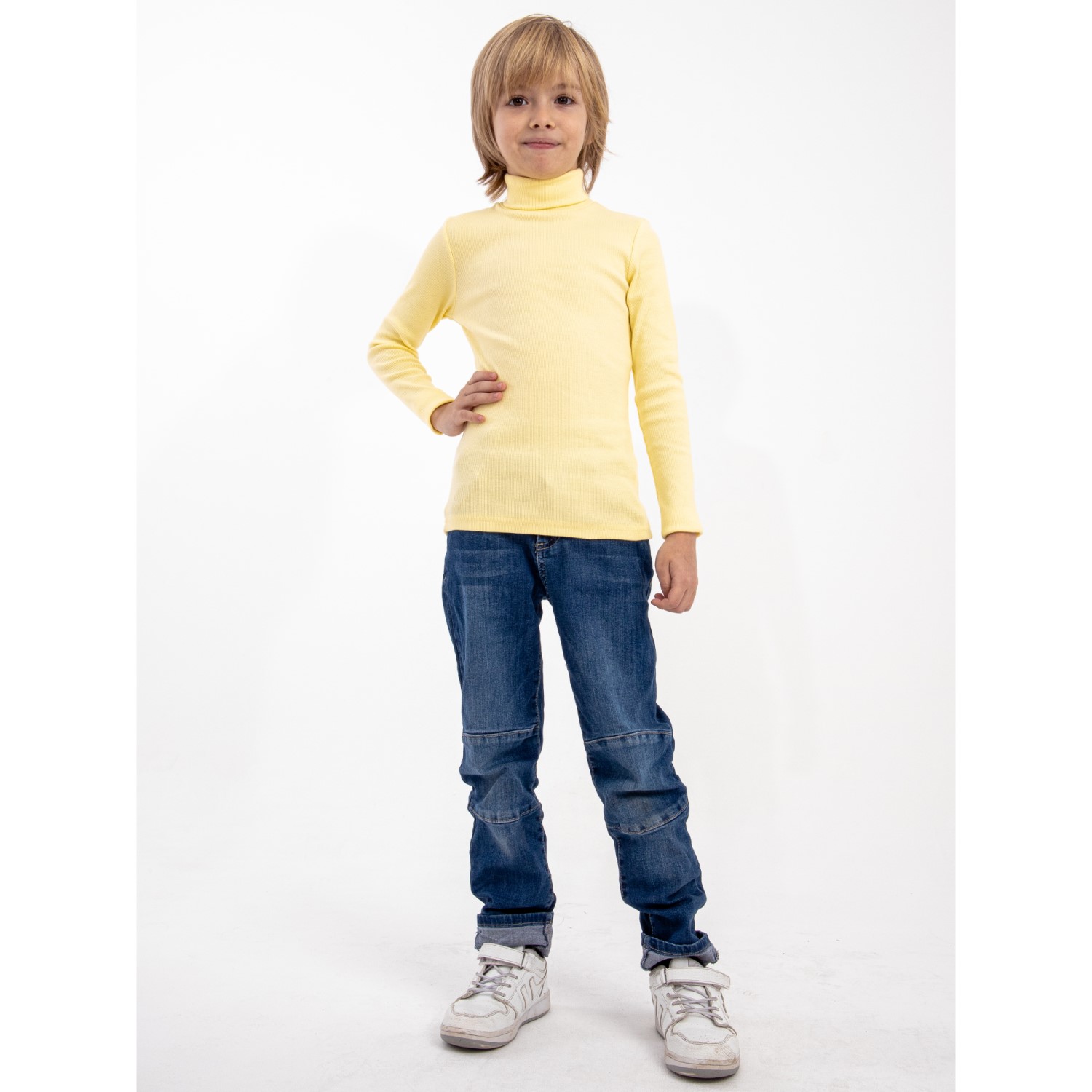 

Детская водолазка SOFT SECRET К-7011М/ цв. желтый р. 128, К-7011М/