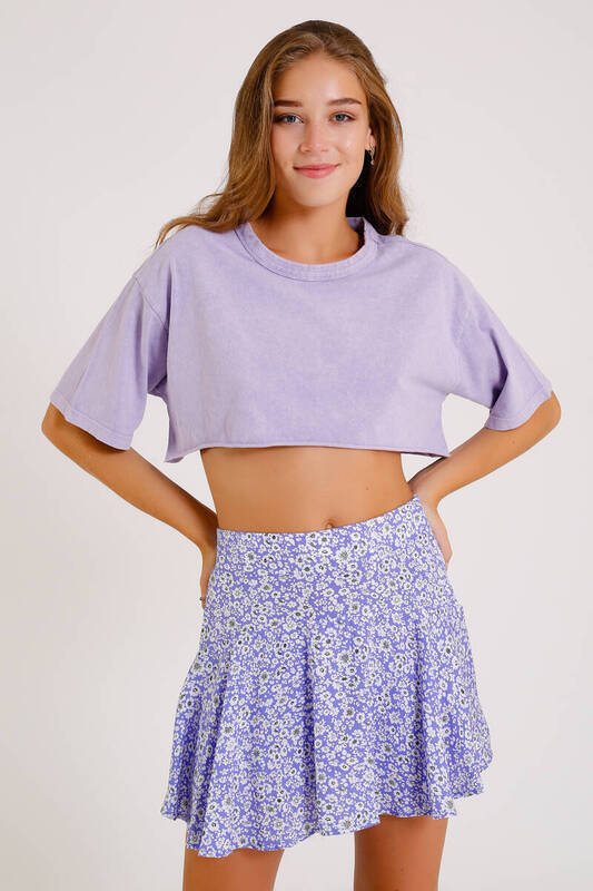 

Футболка женская Zechka ZCK004-LILA фиолетовая 42 RU, Фиолетовый, ZCK004-LILA