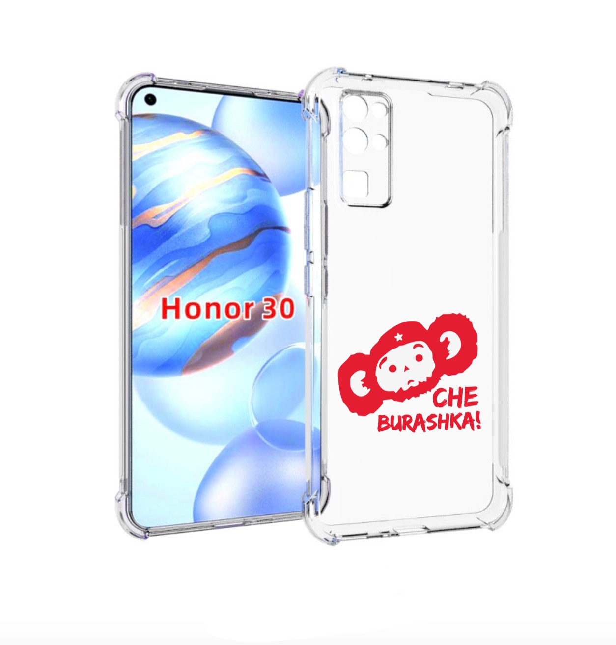 

Чехол бампер MyPads чебу для Honor 30 (BMH-AN10) противоударный, Прозрачный, Tocco