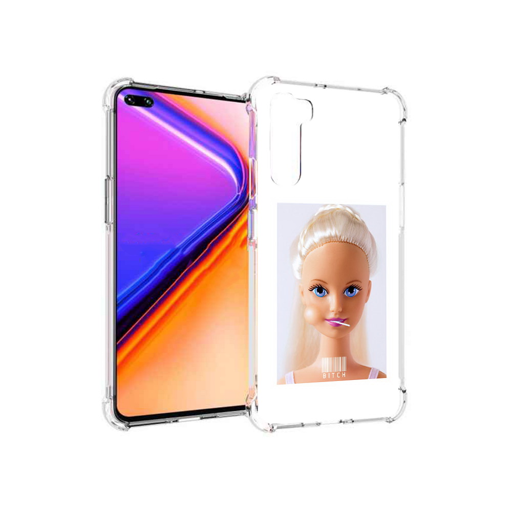 

Чехол MyPads Tocco для OnePlus Nord барби (PT227045.136.226), Прозрачный, Tocco