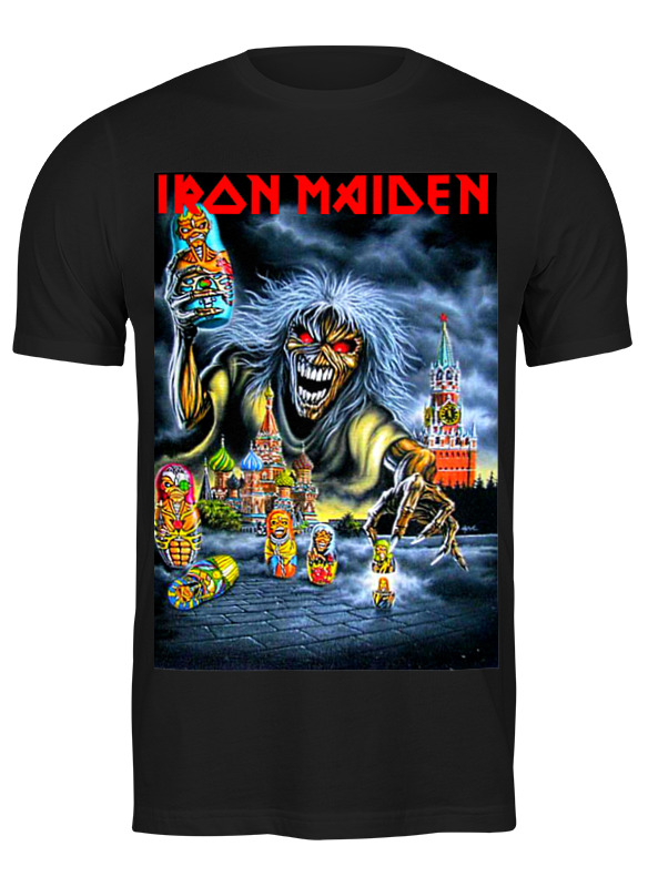 

Футболка мужская Printio Iron maiden band черная M, Черный, Iron maiden band
