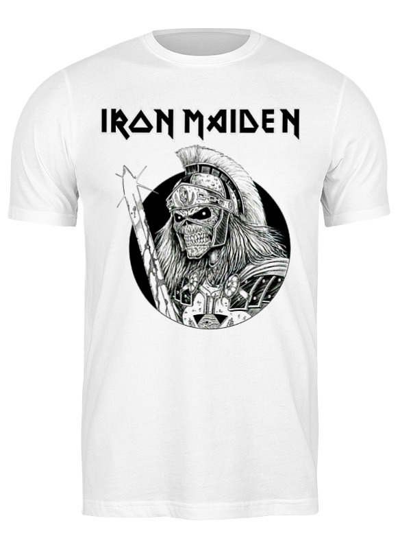 

Футболка мужская Printio Iron maiden band белая M, Белый, Iron maiden band