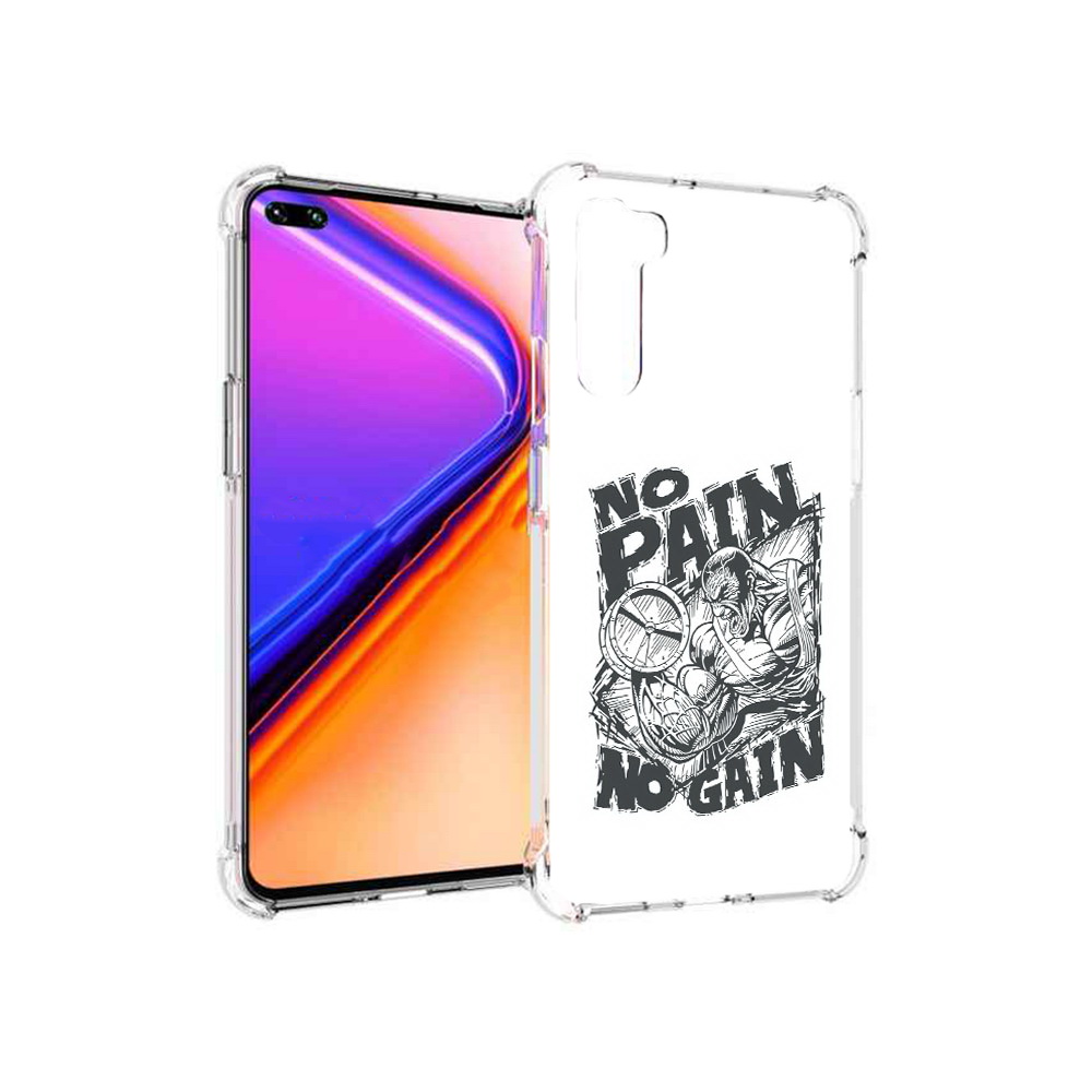 

Чехол MyPads Tocco для OnePlus Nord бодибилдинг тяжелая работа (PT227045.136.238), Прозрачный, Tocco