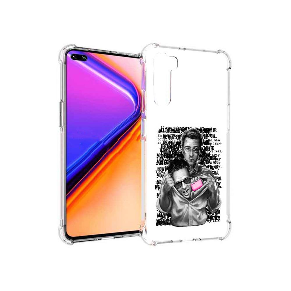 

Чехол MyPads Tocco для OnePlus Nord бойцовский клуб (PT227045.136.242), Прозрачный, Tocco