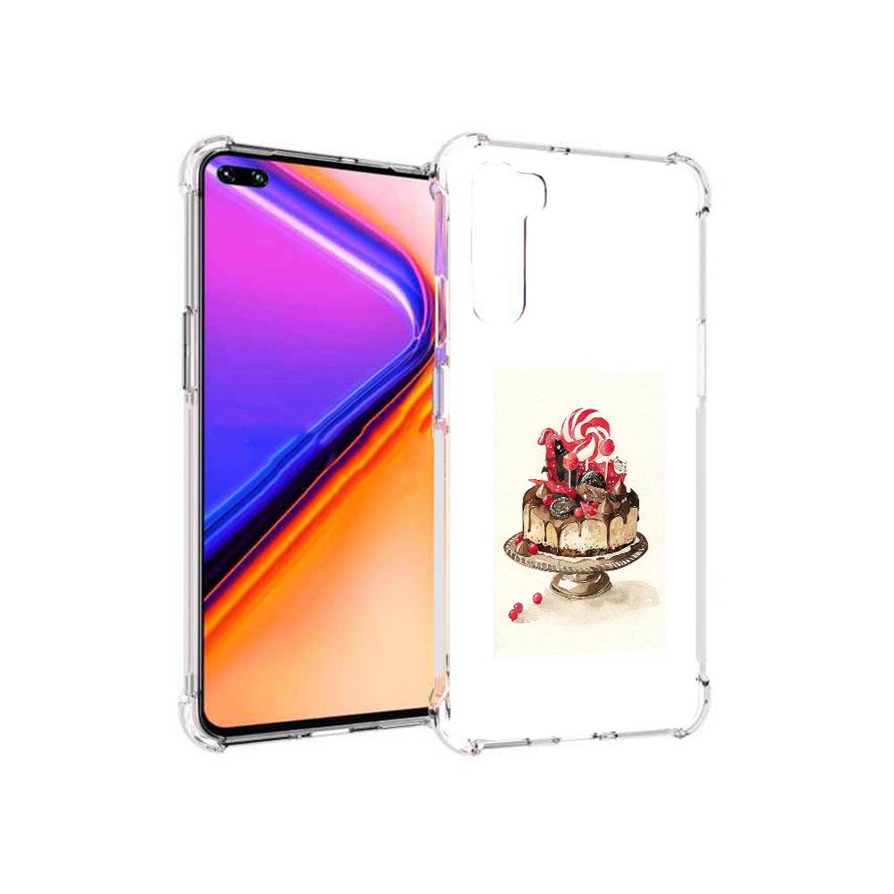 

Чехол MyPads Tocco для OnePlus Nord вкусный торт (PT227045.136.262), Прозрачный, Tocco