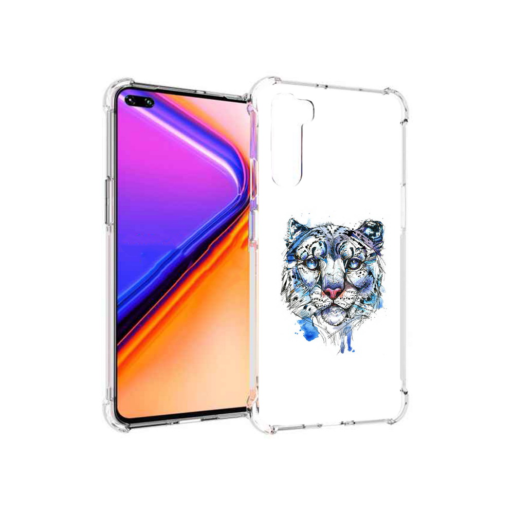 

Чехол MyPads Tocco для OnePlus Nord водяной тигр (PT227045.136.263), Прозрачный, Tocco
