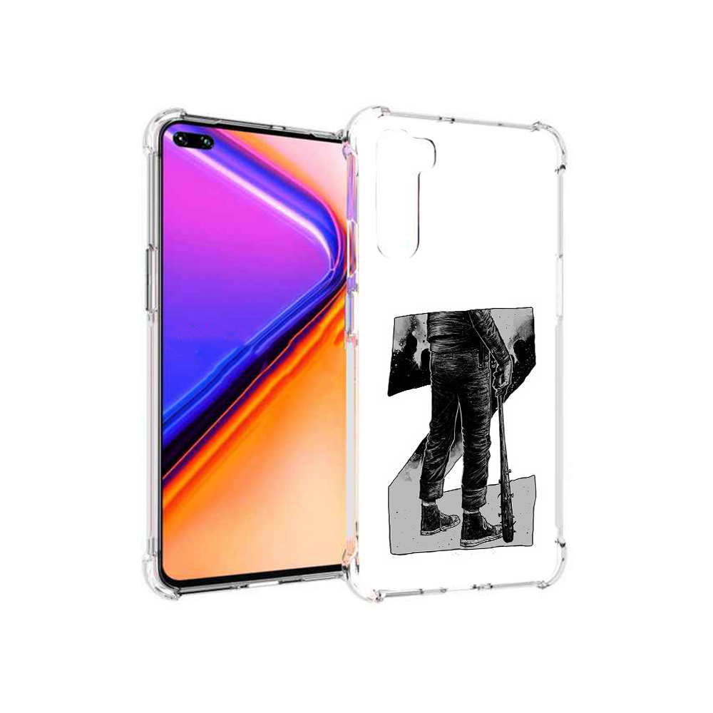 

Чехол MyPads Tocco для OnePlus Nord воин черно белый (PT227045.136.265), Tocco