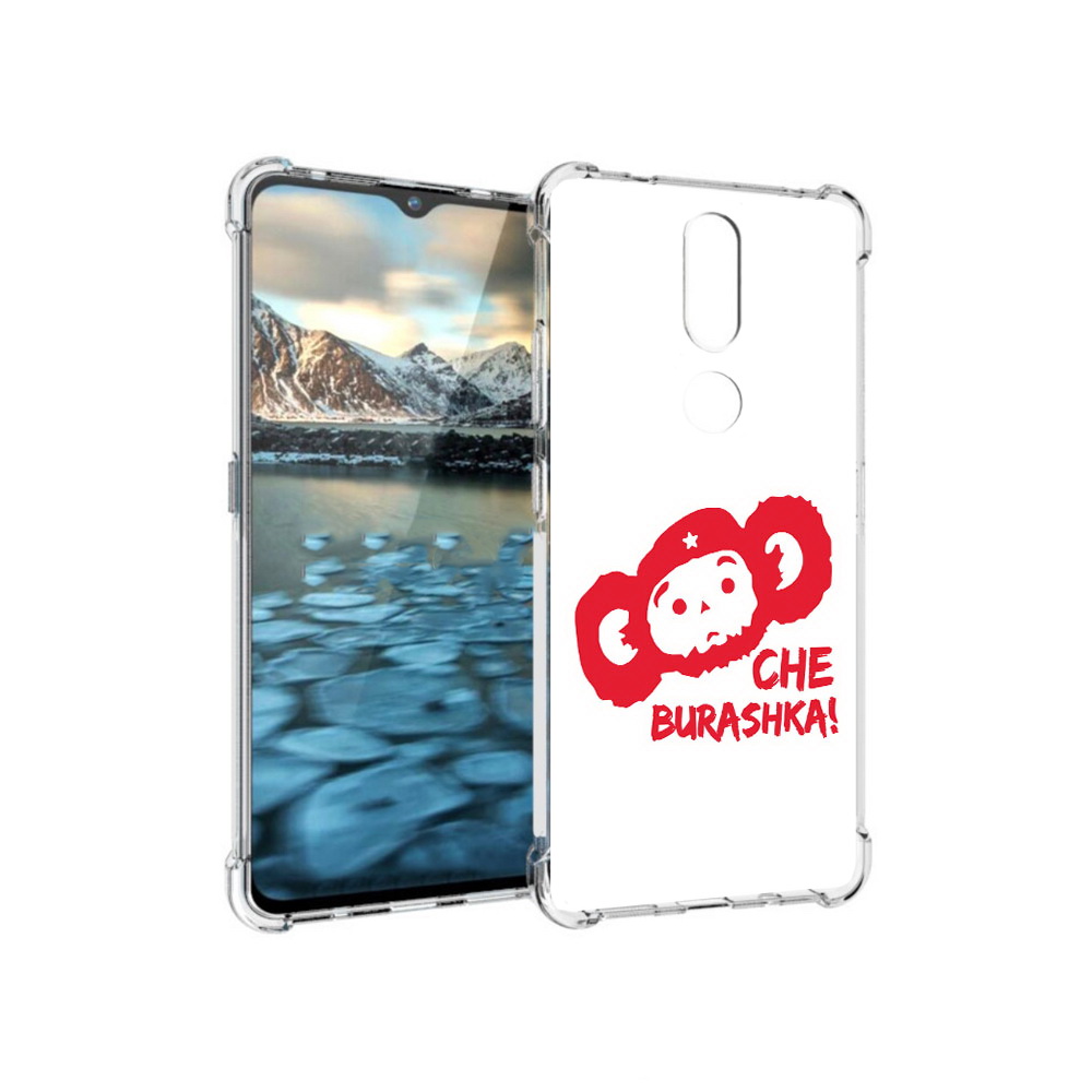 

Чехол MyPads Tocco для Nokia 2.4 чебурашка (PT227049.107.672), Прозрачный, Tocco