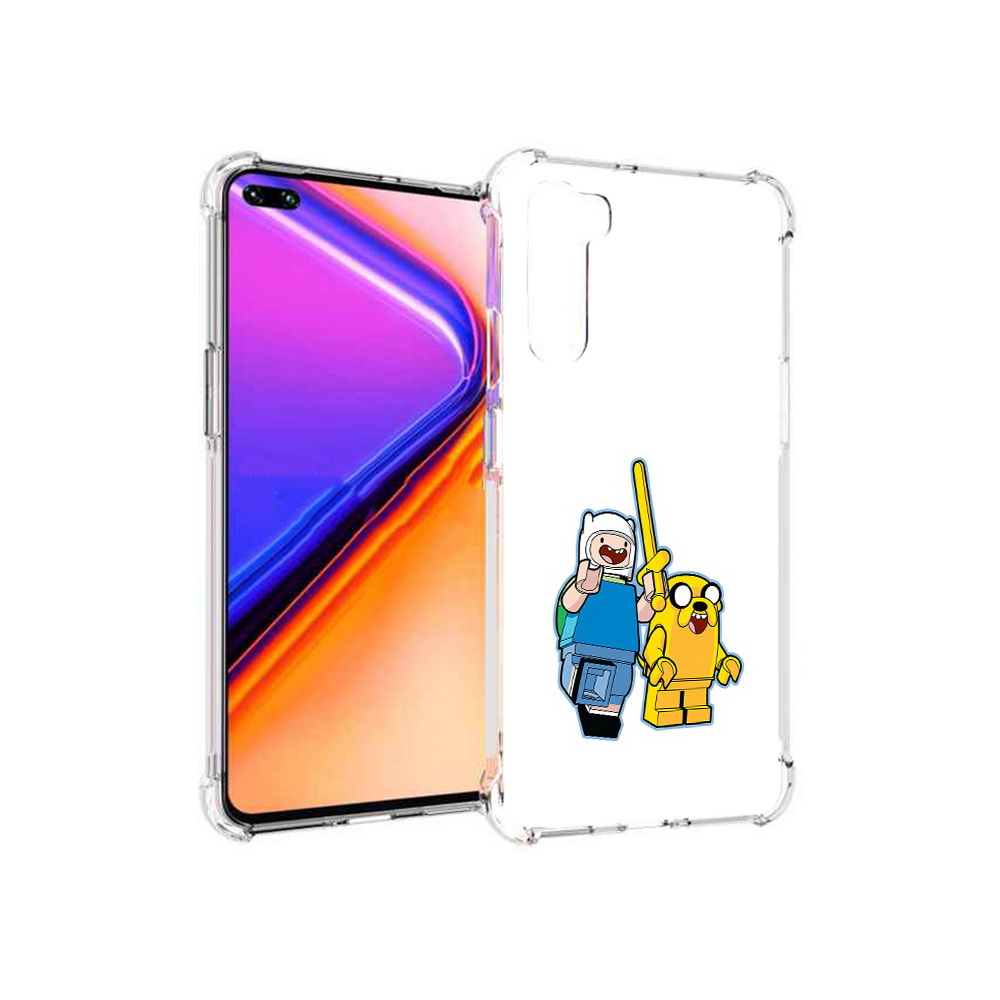 

Чехол MyPads Tocco для OnePlus Nord время приключений лего (PT227045.136.274), Прозрачный, Tocco