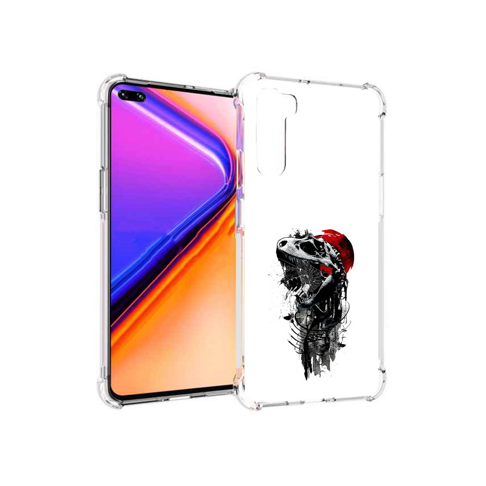 

Чехол MyPads Tocco для OnePlus Nord вымерший динозавр (PT227045.136.284), Прозрачный, Tocco