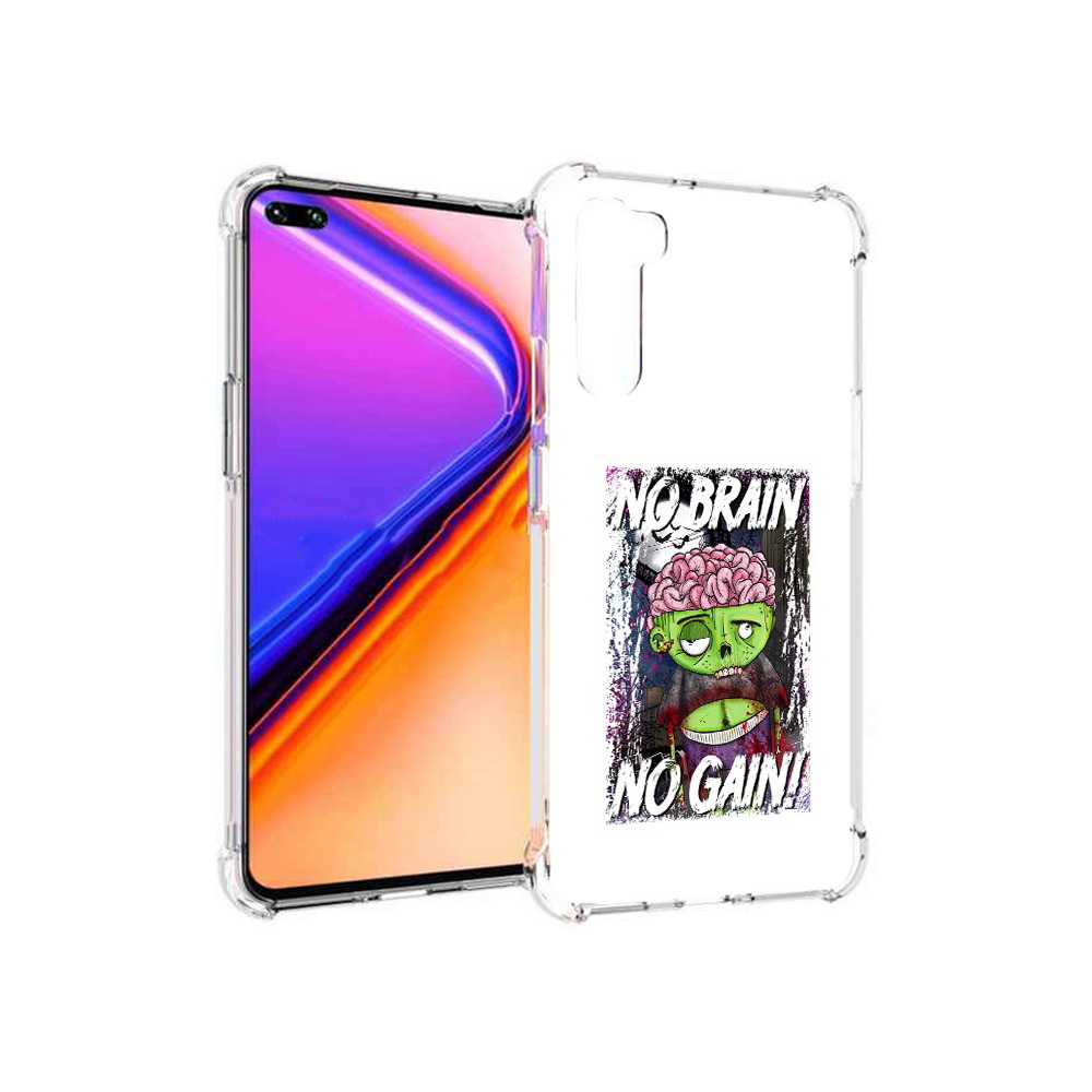 

Чехол MyPads Tocco для OnePlus Nord глупый зомби (PT227045.136.289), Прозрачный, Tocco