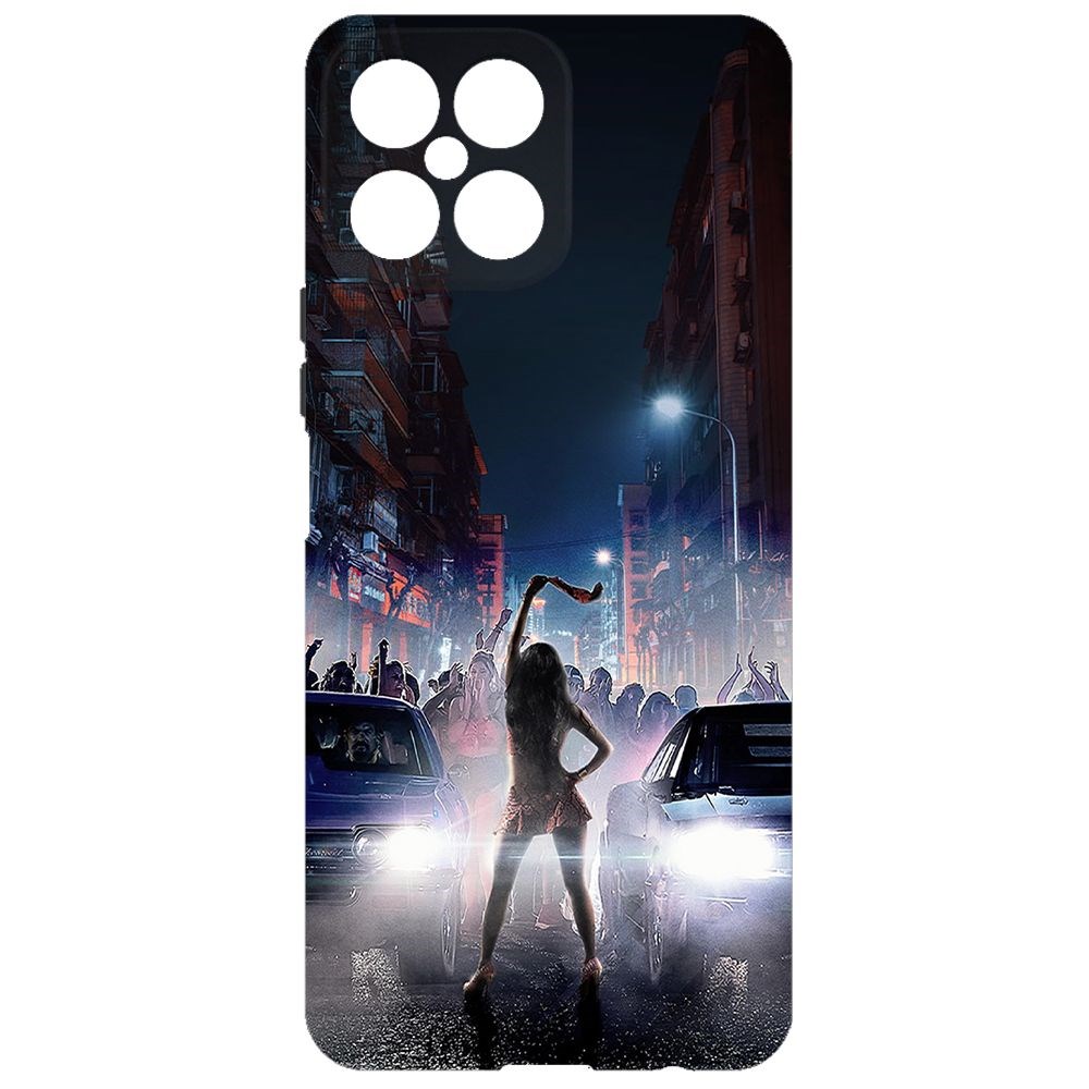 

Чехол-накладка Krutoff Soft Case Форсаж. Стритрейсинг для Honor X30i черный