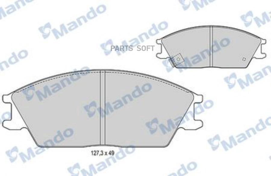 

Тормозные колодки Mando дисковые MBF015078