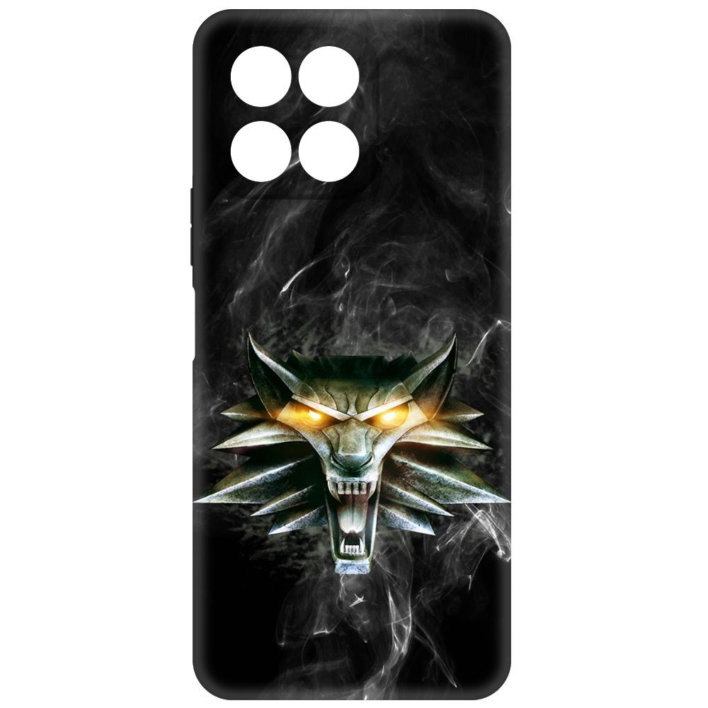 

Чехол-накладка Krutoff Soft Case Ведьмак. Школа Волка для Honor X8 5G черный