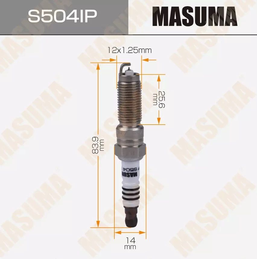 

Свеча Зажигания Masuma Iridium + Platinum (Ilznar8a7g) (91924) Masuma арт. S504IP