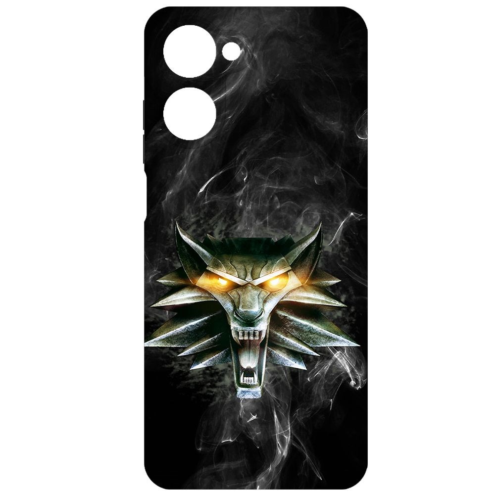 

Чехол-накладка Krutoff Soft Case Ведьмак. Школа Волка для Realme 10 4G черный