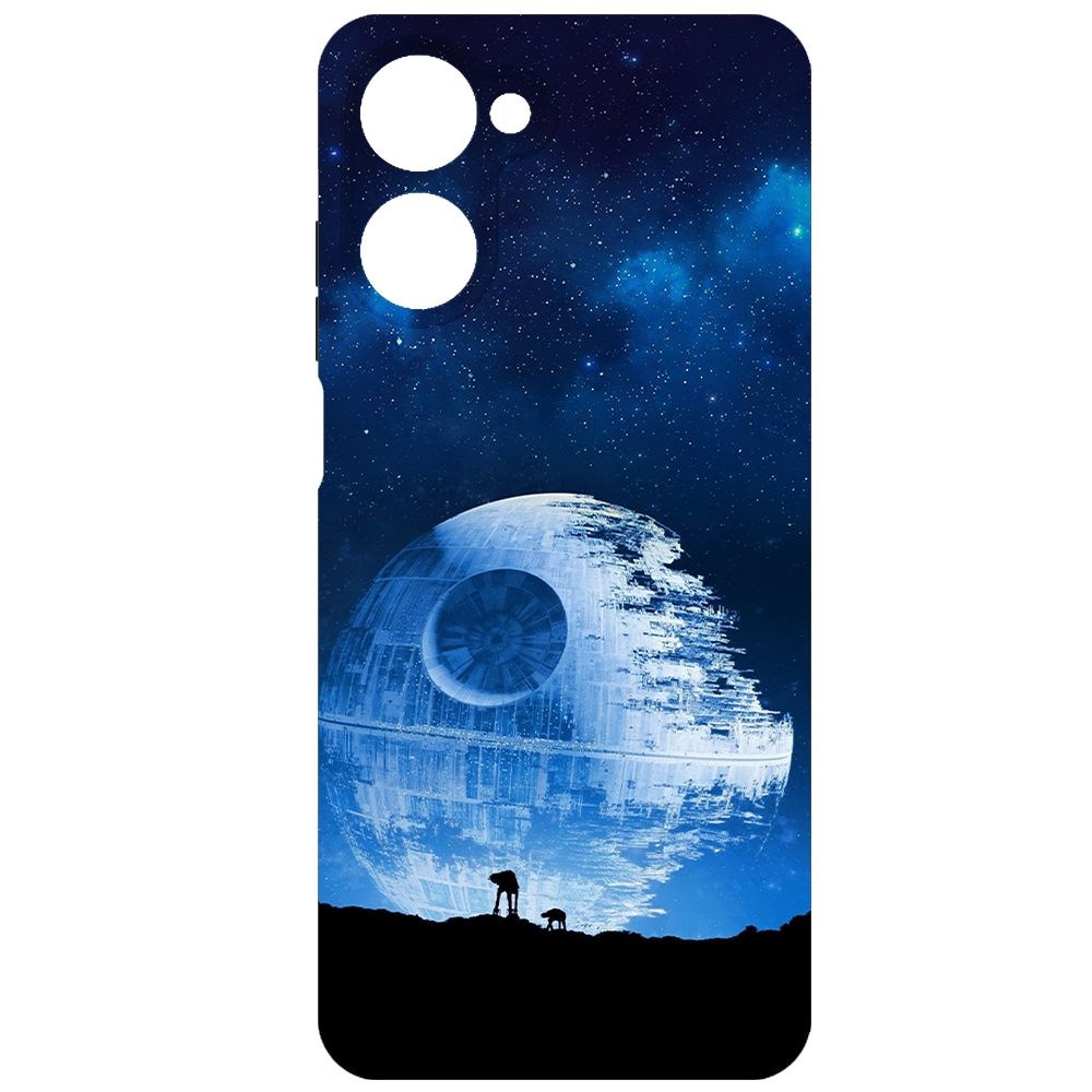 

Чехол-накладка Krutoff Soft Case Звездные Войны. Звезда смерти для Realme 10 4G черный