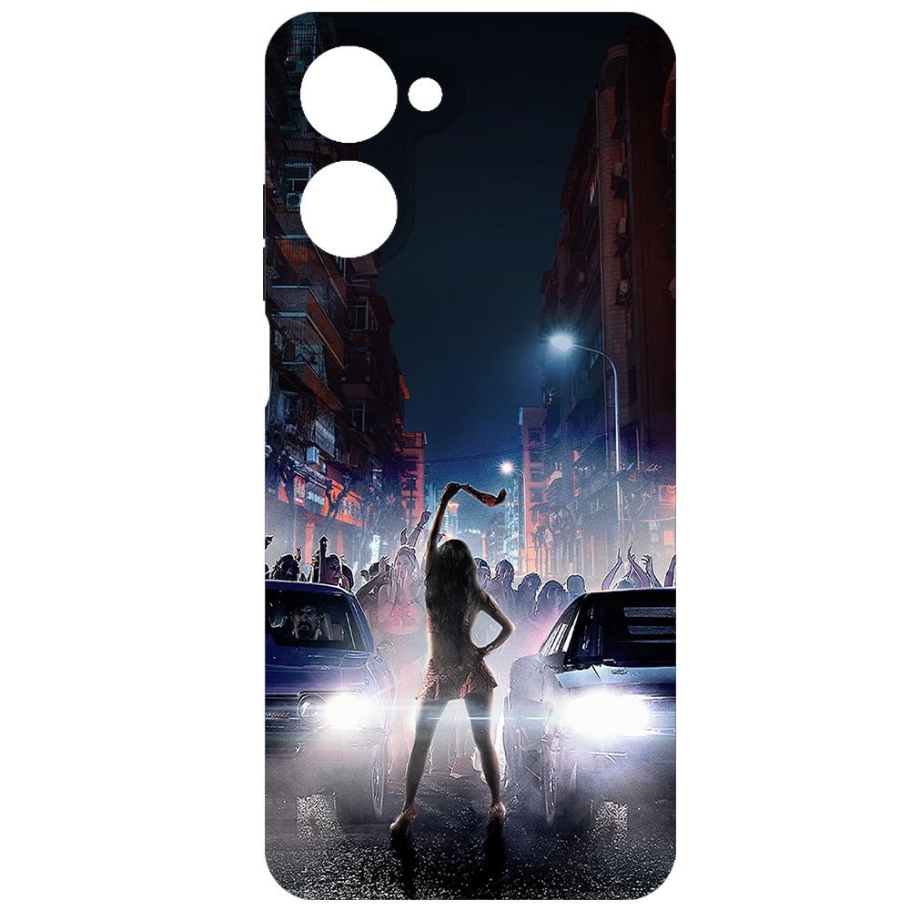 

Чехол-накладка Krutoff Soft Case Форсаж. Стритрейсинг для Realme 10 4G черный