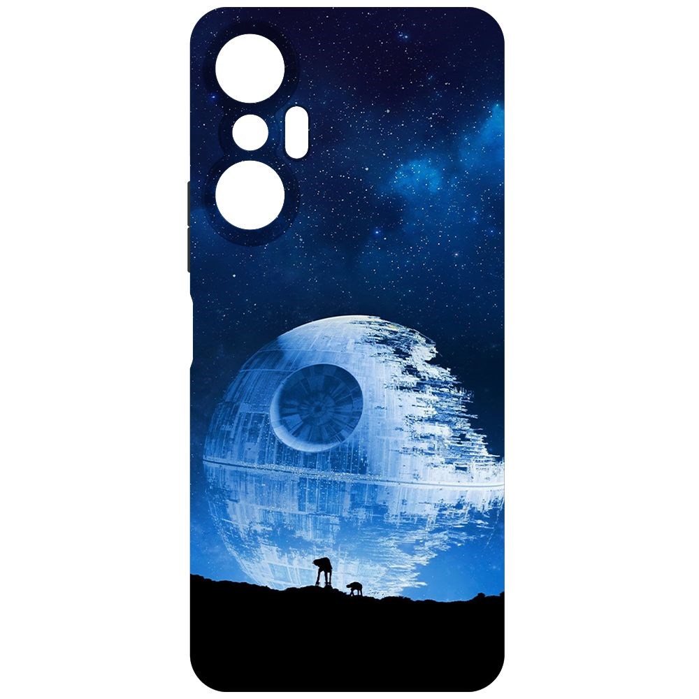 

Чехол-накладка Krutoff Soft Case Звездные Войны. Звезда смерти для Infinix Hot 20S черный