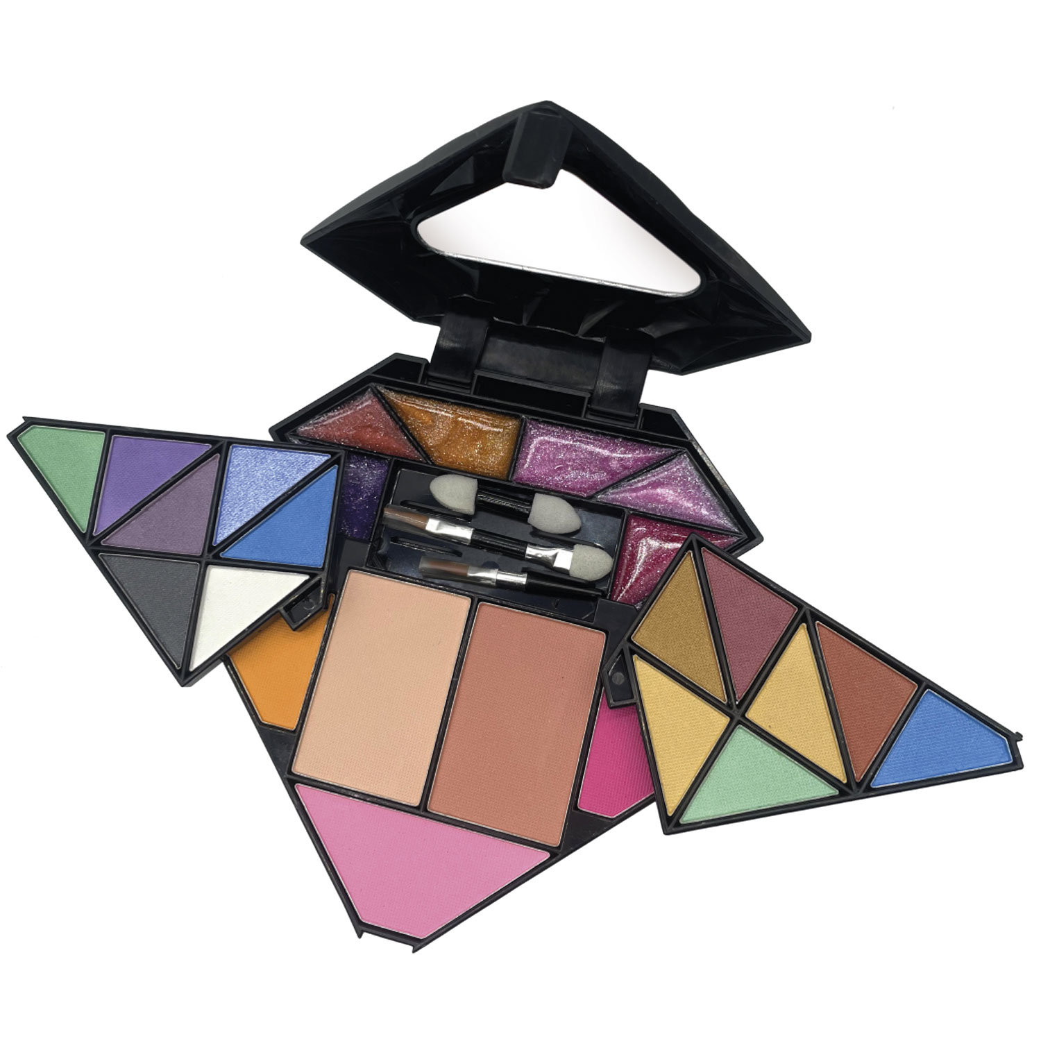 

Набор детской декор косметики Bondibon Eva Moda, BOX 14х12х4,2 см, тени для век-14шт, Разноцветный