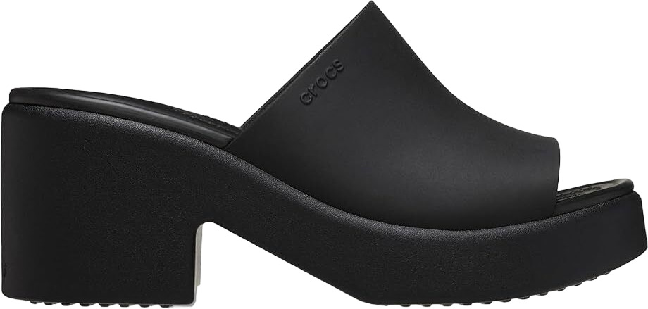 

Шлепанцы женские Crocs Brooklyn Slide Heel черные 9 US, Черный, Brooklyn Slide Heel