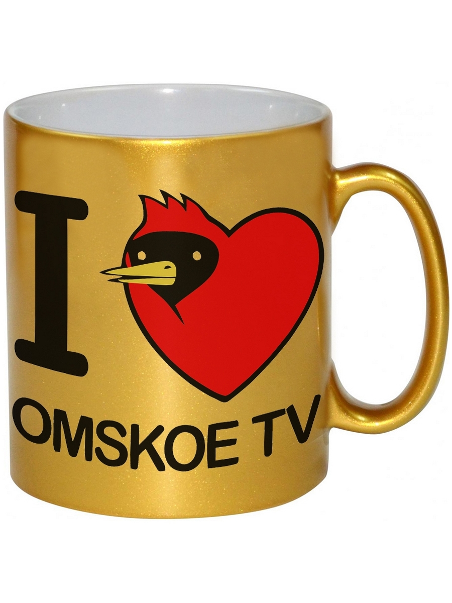 фото Кружка drabs i love omskoe tv (я люблю омское тв)