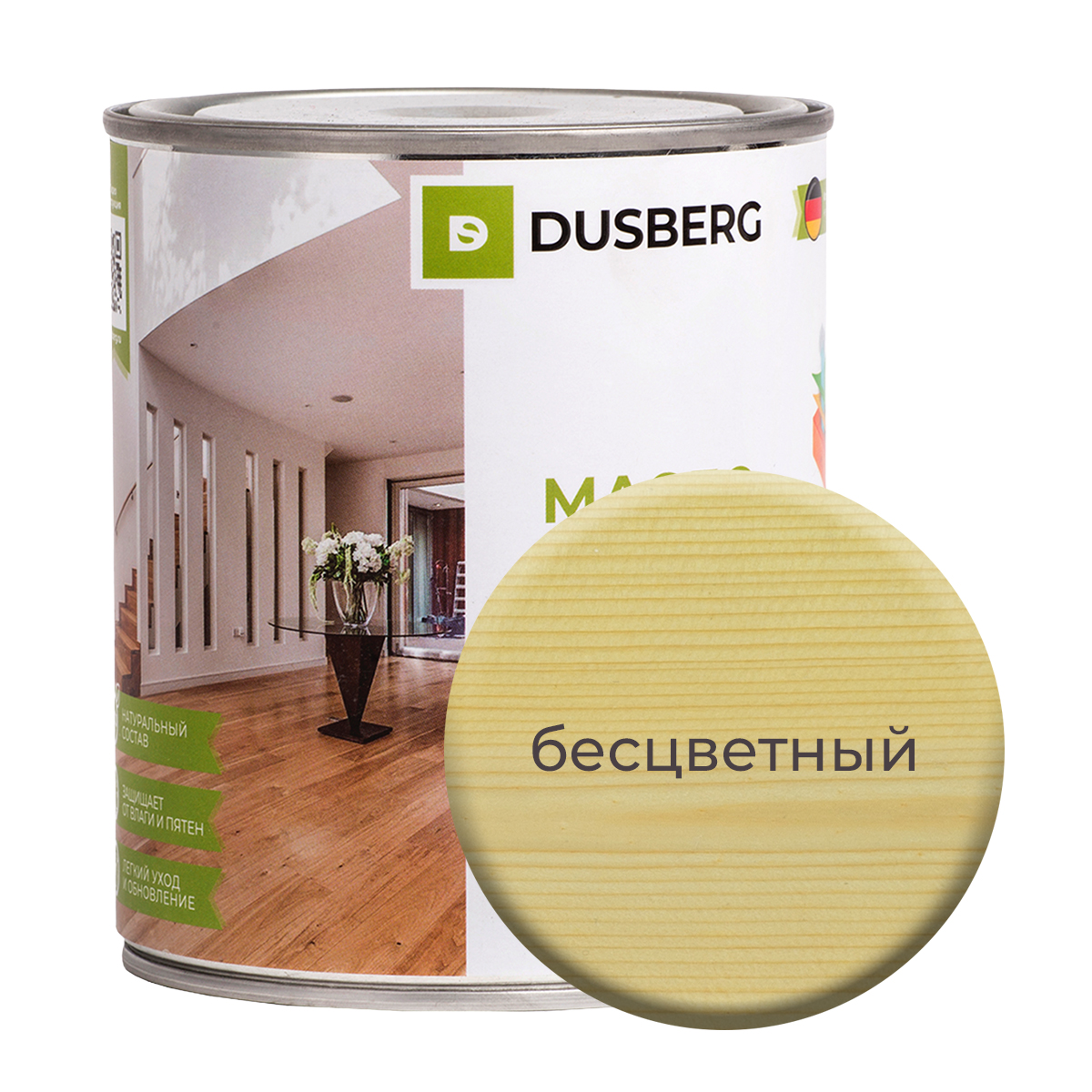 Масло Dusberg для стен, 750 мл Бесцветное нетипичный интерьер типовой квартиры практическое руководство по дизайну интерьера для владельцев обычных квартир