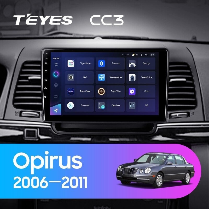 Штатная магнитола Teyes CC3L 4/64 Kia Opirus GH (2006-2011)