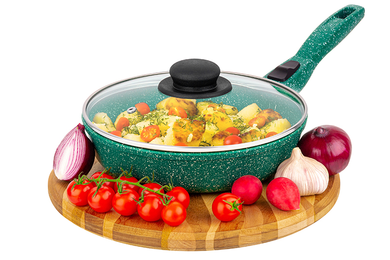 

Сковорода универсальная Elan Gallery Гармония вкуса 22 см черный 120643, Зеленый;прозрачный, Elan Gallery-75