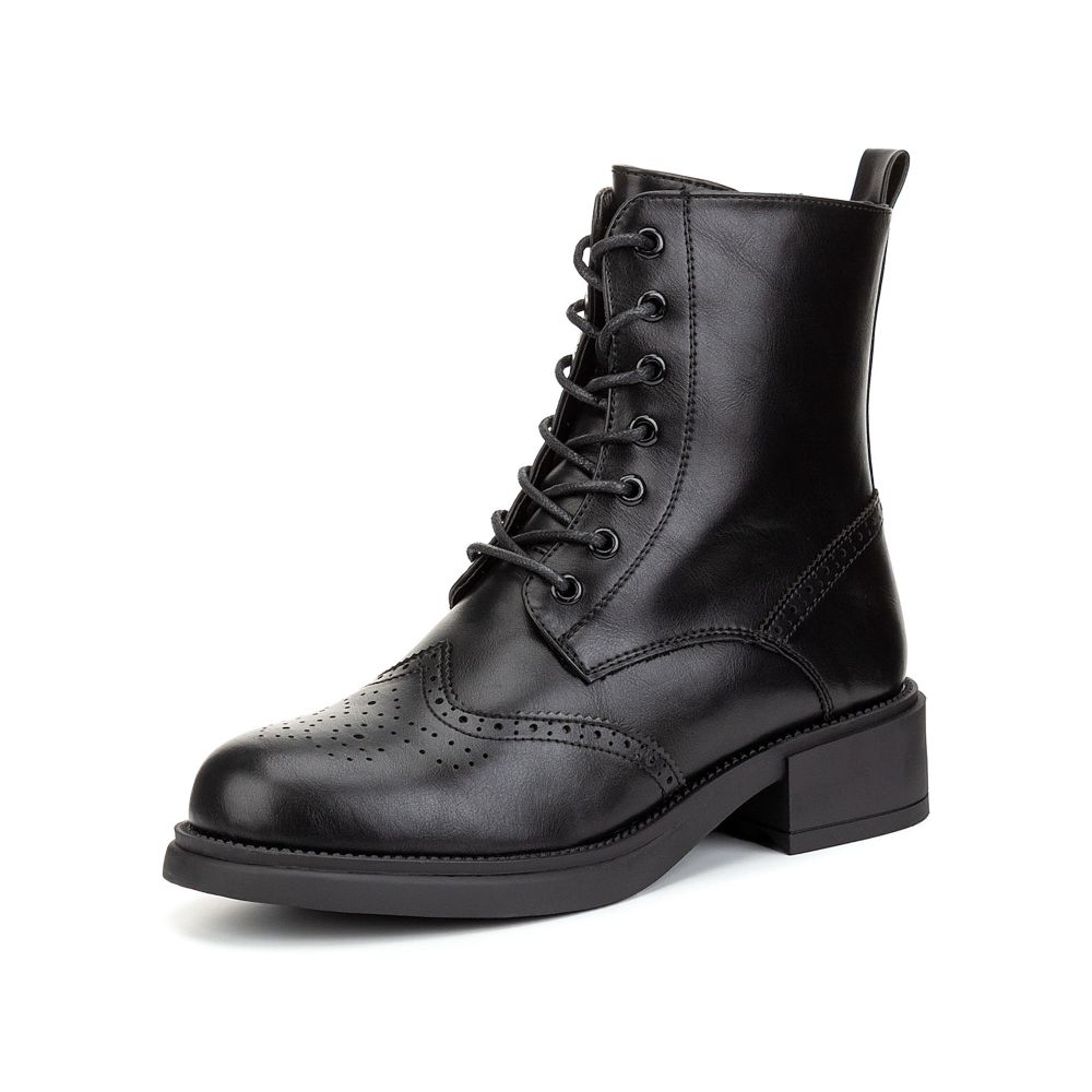фото Ботинки женские zenden 199-22wb-118sw черные 40 ru
