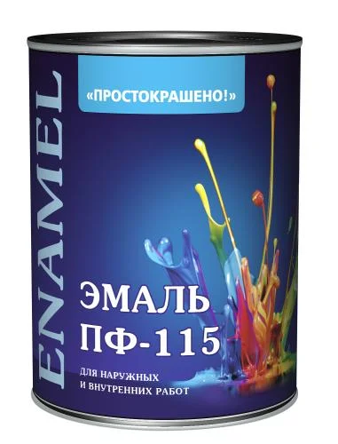 Эмаль ПФ-115 темно-зеленая 1,9кг Простокрашено БАУ многоразовый подгузник флис темно зеленый