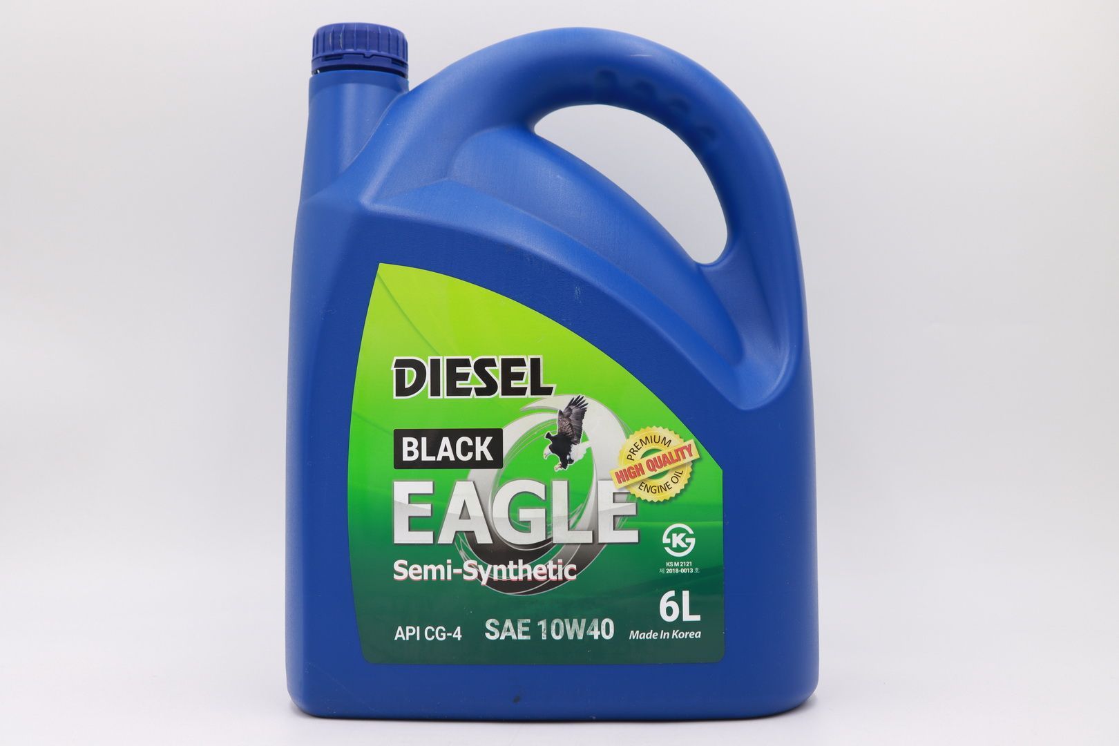 Моторное масло EAGLE BLACK Diesel Semi-Syn. 10W40 API CG-4 6L